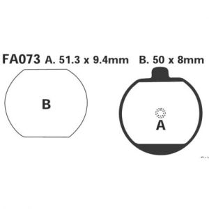 Pastillas de freno EBC FA073