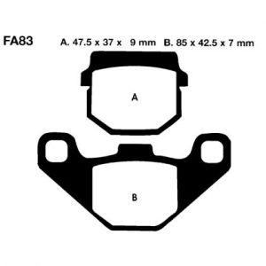 Pastillas de freno EBC FA083TT