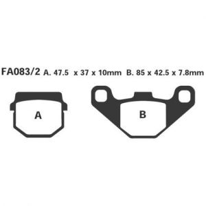 Pastillas de freno EBC FA083/2TT