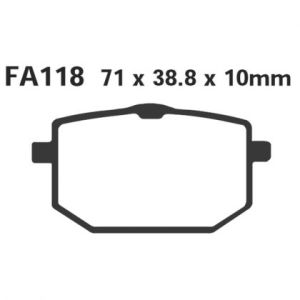 Pastillas de freno EBC FA118
