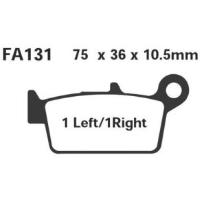 Pastillas de freno EBC FA131TT