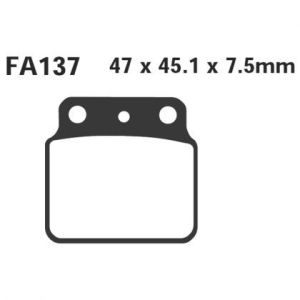 Pastillas de freno EBC FA137TT