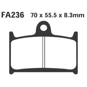 Pastillas de freno EBC FA236