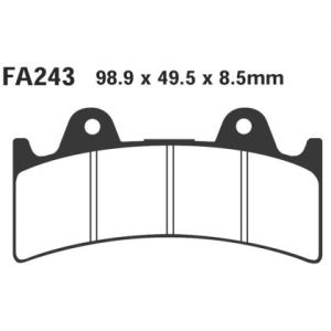 Pastillas de freno EBC FA243