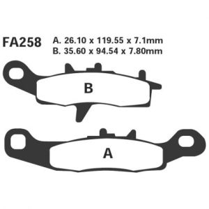 Pastillas de freno EBC FA258TT