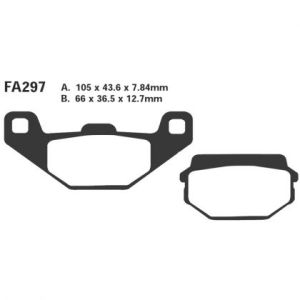 Pastillas de freno EBC FA297