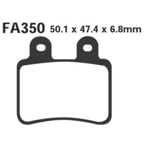 Pastillas de freno EBC FA350TT