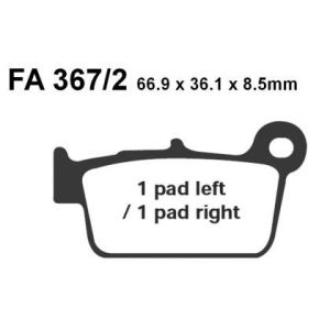 Pastillas de freno EBC FA367/2R
