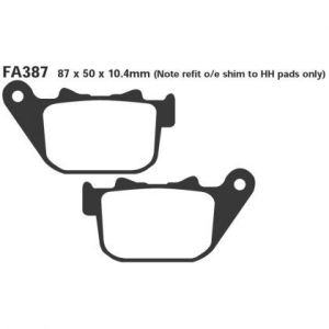 Pastillas de freno EBC FA387