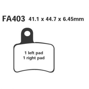 Pastillas de freno EBC FA403