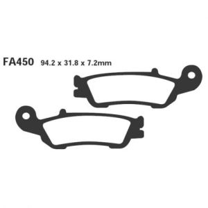 Pastillas de freno EBC FA450TT
