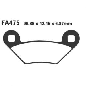 Pastillas de freno EBC FA475TT