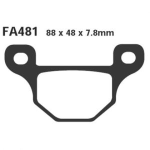 Pastillas de freno EBC FA481