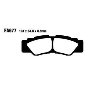 Pastillas de freno EBC FA677TT