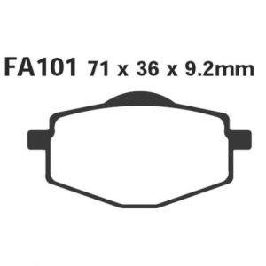 Pastillas de freno EBC FA101R