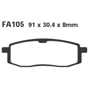 Pastillas de freno EBC FA105R