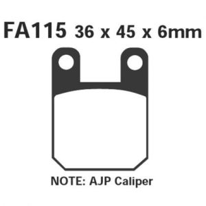 Pastillas de freno EBC FA115R