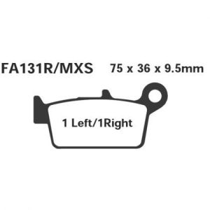 Pastillas de freno EBC FA131R