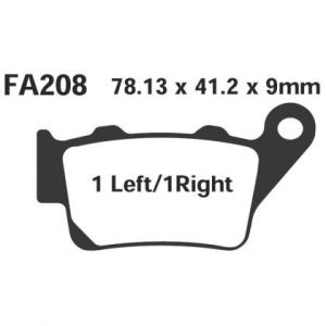 Pastillas de freno EBC FA208R