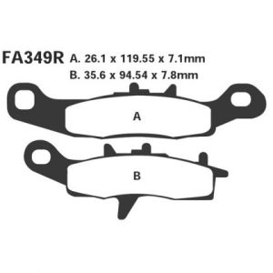 Pastillas de freno EBC FA349R