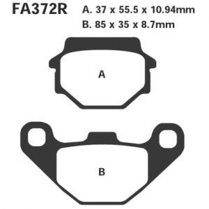 Pastillas de freno EBC FA372R