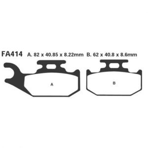 Pastillas de freno EBC FA414R