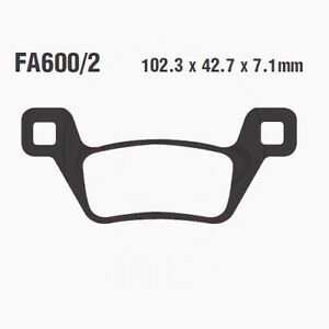 Pastillas de freno EBC FA600/2R