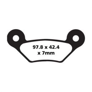 Pastillas de freno EBC FA609R