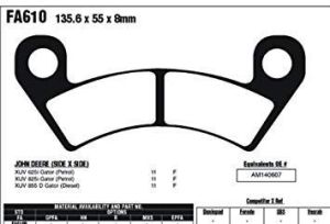 Pastillas de freno EBC FA610R