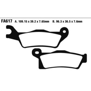 Pastillas de freno EBC FA617R