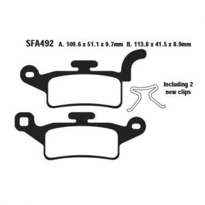 Pastillas de freno EBC SFA492