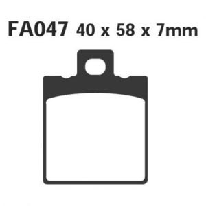 Pastillas de freno EBC SFA047HH