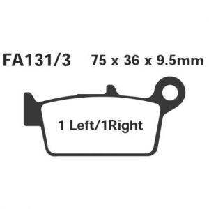 Pastillas de freno EBC SFA131/3HH