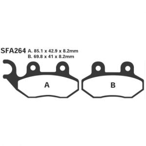Pastillas de freno EBC SFA264HH