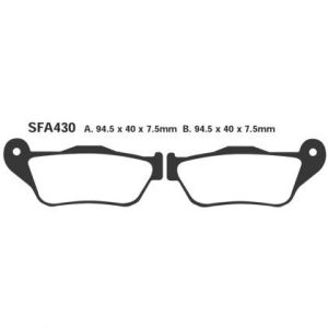 Pastillas de freno EBC SFA430HH