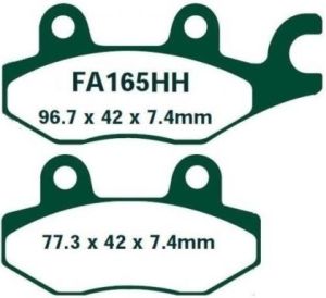 Pastillas de freno EBC FA165HH