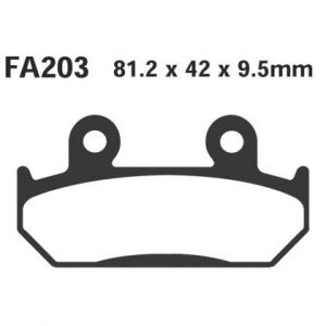 Pastillas de freno EBC FA203HH