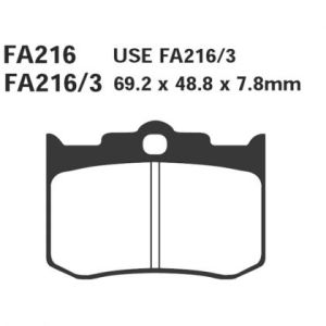 Pastillas de freno EBC FA216/3HH