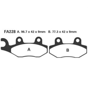 Pastillas de freno EBC FA228HH