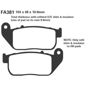Pastillas de freno EBC FA381HH