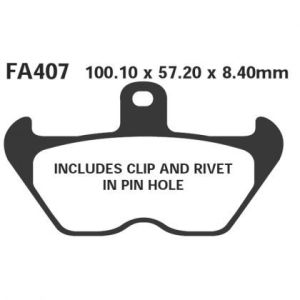 Pastillas de freno EBC FA407HH