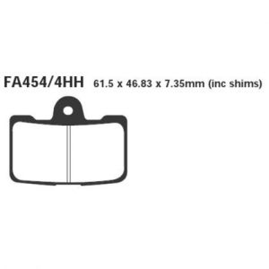 Pastillas de freno EBC FA454/4HH