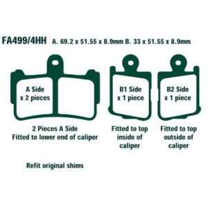 Pastillas de freno EBC FA499/4HH