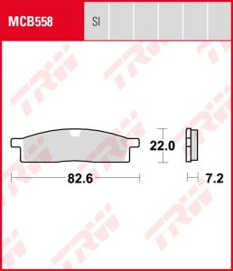 Pastillas De Freno Trw MCB558
