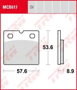 Pastillas De Freno Trw Bmw K75/100-R80/100Ant.