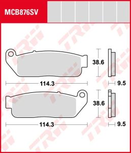 Pastillas De Freno Trw SinterMCB876SV