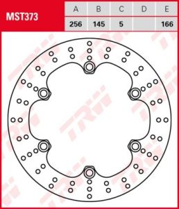 Disco de freno fijo TRW  MST373