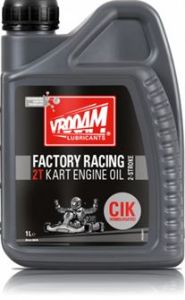Bote 1 litro Lubricante KART VROOAM 100% Synthetic 2T Racing Engine Oil